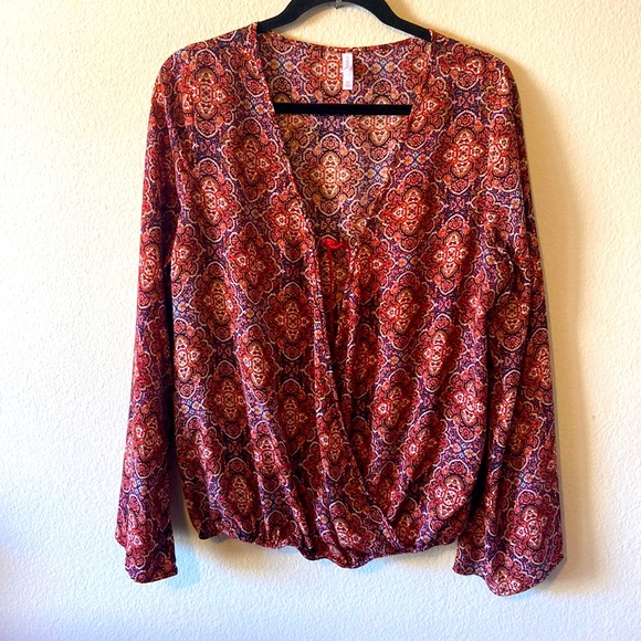 Xhilaration Boho Top - Picture 1 of 8